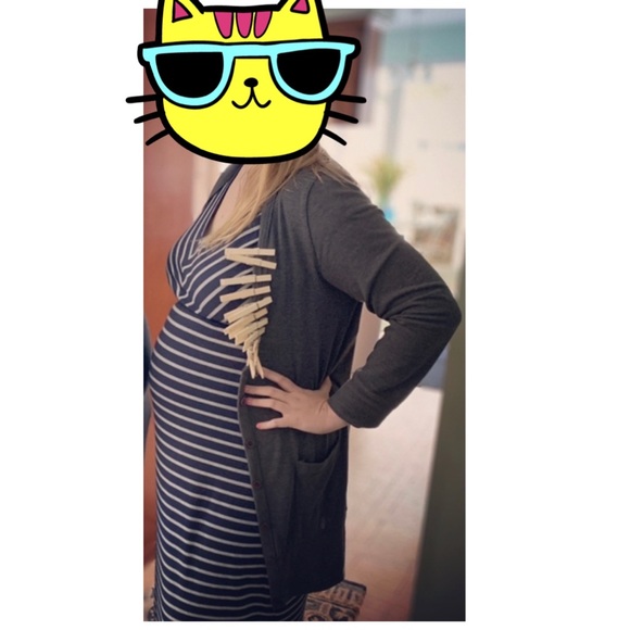 Motherhood Maternity maxi dress, size L. - Picture 4 of 5